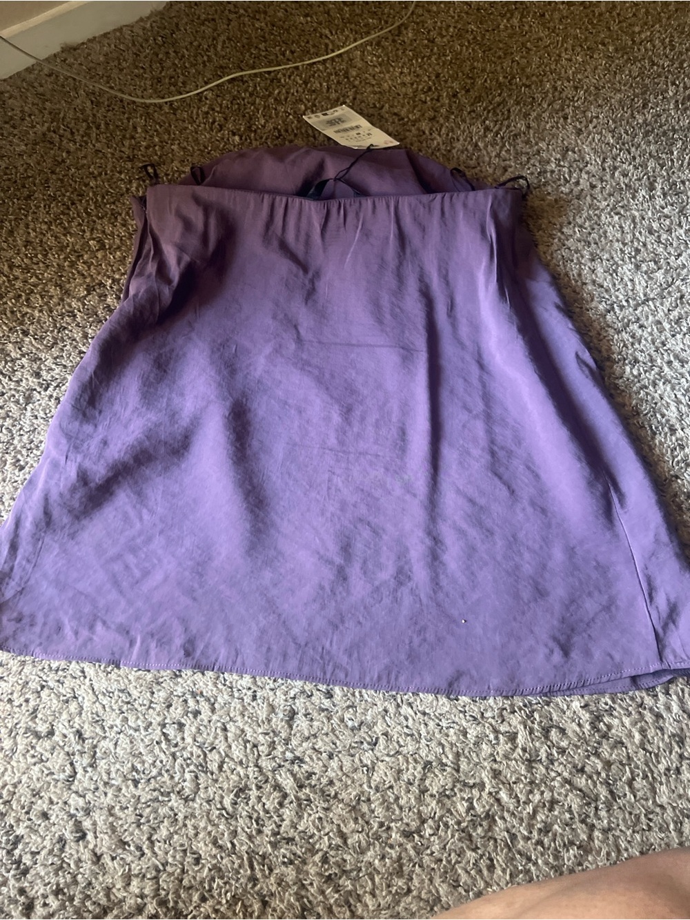 Zara Violet A-Line Skirt
